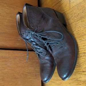 Frye Carson Lace Up Ankle Boots